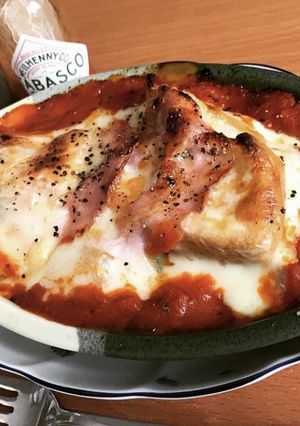 お家にある物で簡単に作れるパングラタン-レシピのメイン写真