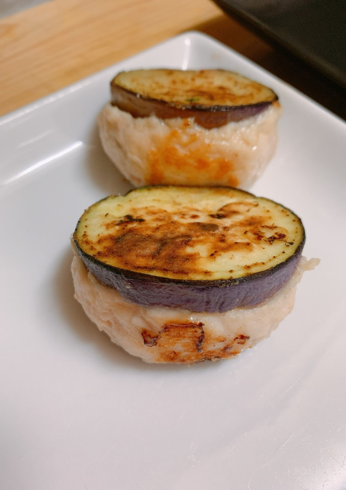 ナスのつくねはさみ焼き-レシピのメイン写真
