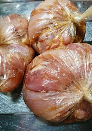 鳥ももは味付けしてから冷凍します-レシピのメイン写真