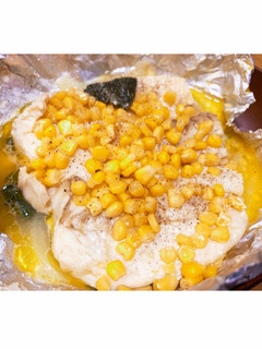 ヒラメのバターホイル焼き!-レシピのメイン写真