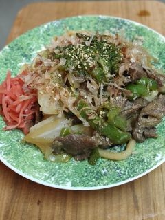 北のフェス飯 ジンギスカンうどん-レシピのメイン写真