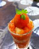 野菜ジュースでカンタン前菜☆トマトジュレ