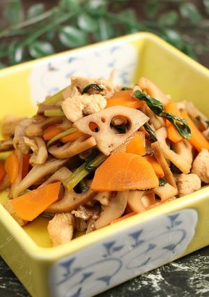 簡単！残り物野菜で筑前煮-レシピのメイン写真