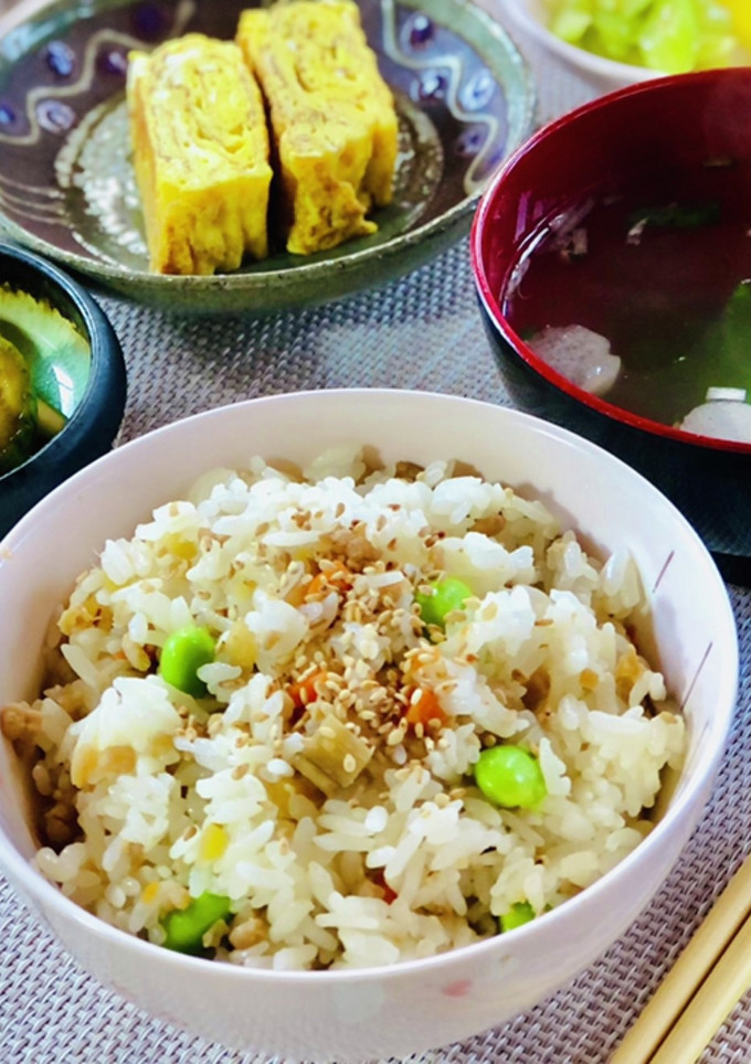 簡単！鶏ごぼう＆生姜★おいしい混ぜごはん-レシピのメイン写真