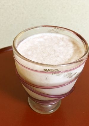 ぜんざい＋牛乳のスムージー-レシピのメイン写真