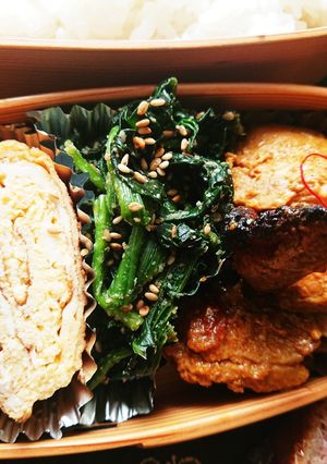 弁当★レンチンほうれん草胡麻和え★常備菜-レシピのメイン写真