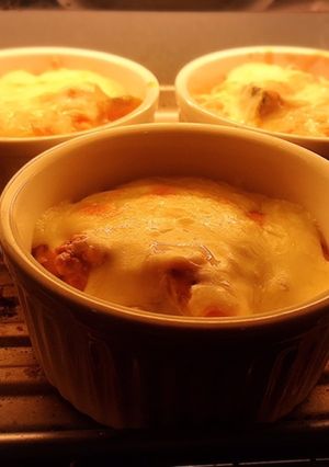 野菜ジュースでカボチャグラタントマト風味-レシピのメイン写真