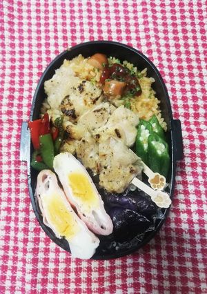 高校男子弁当♡焼き鳥9/15-レシピのメイン写真