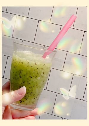 ブンブンチョッパーでキウイジュース-レシピのメイン写真