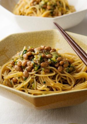 薬味納豆黒酢まぜそば-レシピのメイン写真