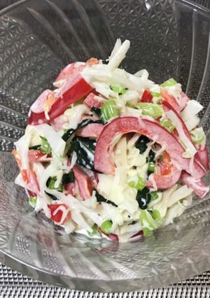 江戸菜とパプリカの大根サラダ-レシピのメイン写真