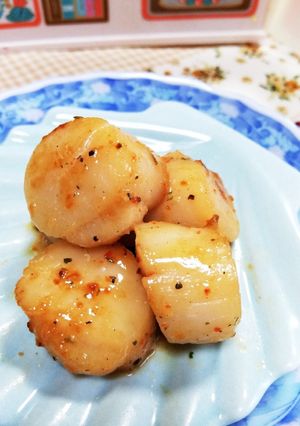 ユニーク調味料でホタテバター-レシピのメイン写真
