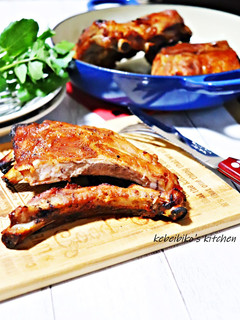 バックリブのグリル・BBQソース-レシピのメイン写真