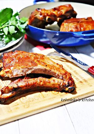 バックリブのグリル・BBQソース-レシピのメイン写真