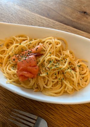 タラペンチーノ （ガーリックたらこスパ）-レシピのメイン写真