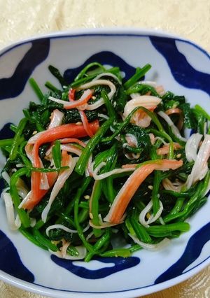 ほうれん草とカニかまサッパリ和え物-レシピのメイン写真
