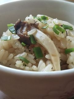 ポルチーニで炊き込みご飯-レシピのメイン写真