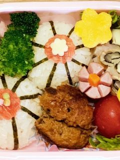 簡単!! 幼稚園お弁当 手毬風-レシピのメイン写真