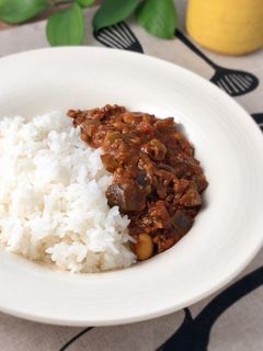 *冷凍なすで、キーマカレー*-レシピのメイン写真