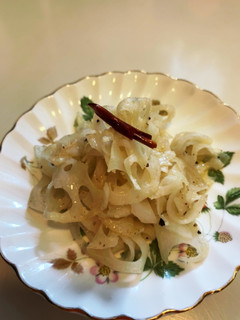 蓮根の塩きんぴら-レシピのメイン写真