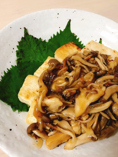 和風きのこソースの豆腐ステーキ-レシピのメイン写真