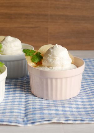 桃缶のムース-レシピのメイン写真