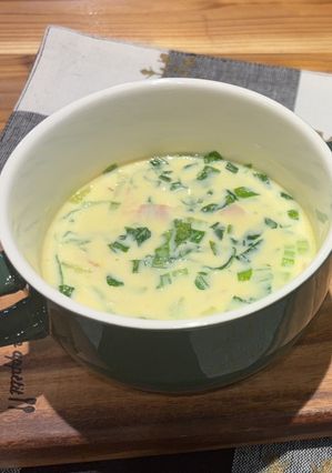 チンゲン菜とベーコンのコーンポタージュ🌽-レシピのメイン写真
