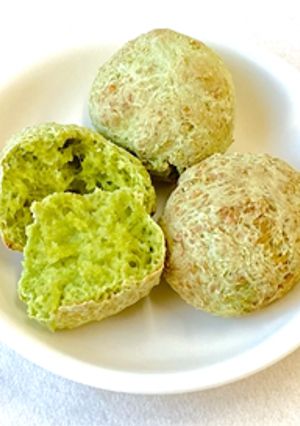 もっちり緑茶パン-レシピのメイン写真