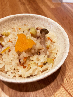 秋の炊きこみごはん☆ 子ども向き 給食-レシピのメイン写真
