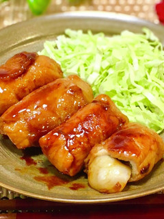 余ったお餅で☆簡単肉巻き餅-レシピのメイン写真