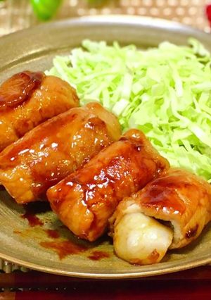 余ったお餅で☆簡単肉巻き餅-レシピのメイン写真