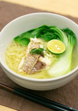 真鯛だしらーめんスープ-レシピのメイン写真