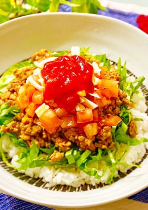 簡単☆タコライス-レシピのメイン写真