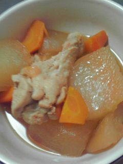 冬瓜と若鶏ウイングの炒め煮-レシピのメイン写真