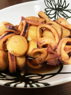 里芋とイカの煮物-レシピのメイン写真