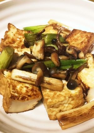 厚揚げの醤油焼き-レシピのメイン写真