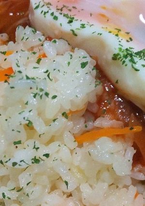 冷やごはんdeにんじんバターライス-レシピのメイン写真