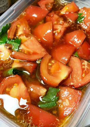 大量消費！無限トマトやみつき常備菜-レシピのメイン写真