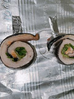 秋刀魚の梅大葉巻き-レシピのメイン写真