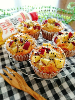 本みりんで作る☆さつま芋マフィン。-レシピのメイン写真