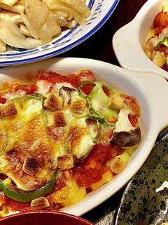 マカロニのトマトチーズ焼きピザ風味-レシピのメイン写真