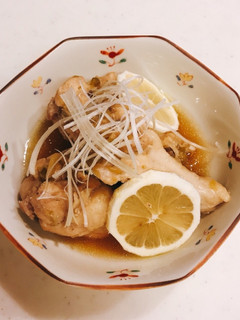 美肌に♡ とり手羽元煮〜醤油レモン〜-レシピのメイン写真