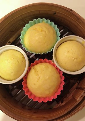 離乳食後期　砂糖不使用　バナナ蒸しパン-レシピのメイン写真