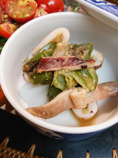 イカと万願寺甘とうの辛子酢味噌和え-レシピのメイン写真