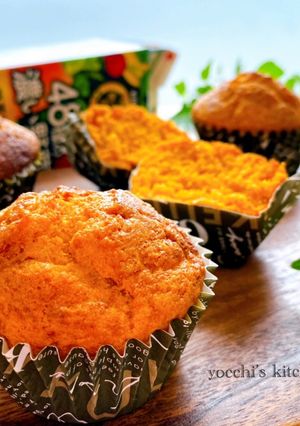 工程3分!たっぷり野菜のシナモンマフィン-レシピのメイン写真