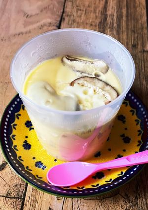 牛乳茶わん蒸し-レシピのメイン写真