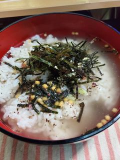 梅茶漬けの親子丼?-レシピのメイン写真