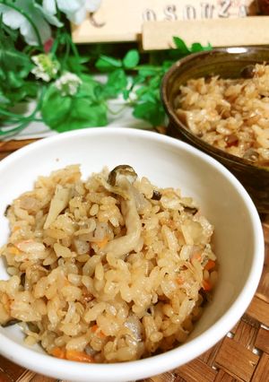 茅乃舎の出汁deちりめんじゃこ炊込みご飯-レシピのメイン写真