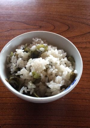 わかめごはん ル・クルーゼで炊く-レシピのメイン写真