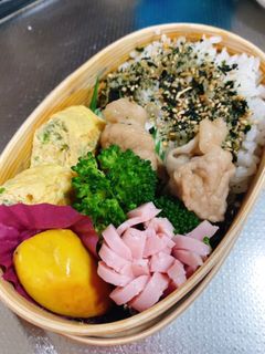 舞茸肉巻き弁当-レシピのメイン写真
